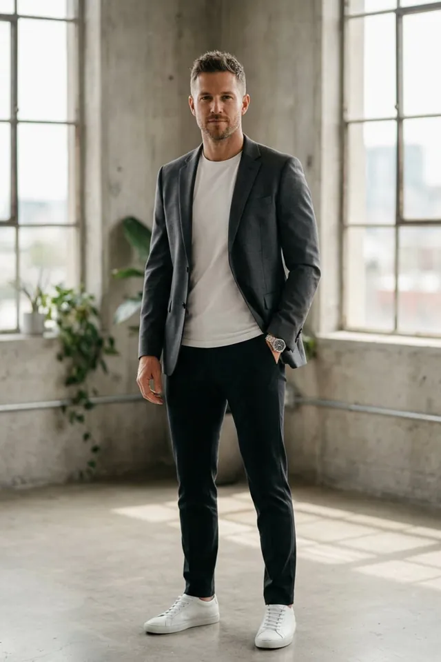 The model photo: Smart casual